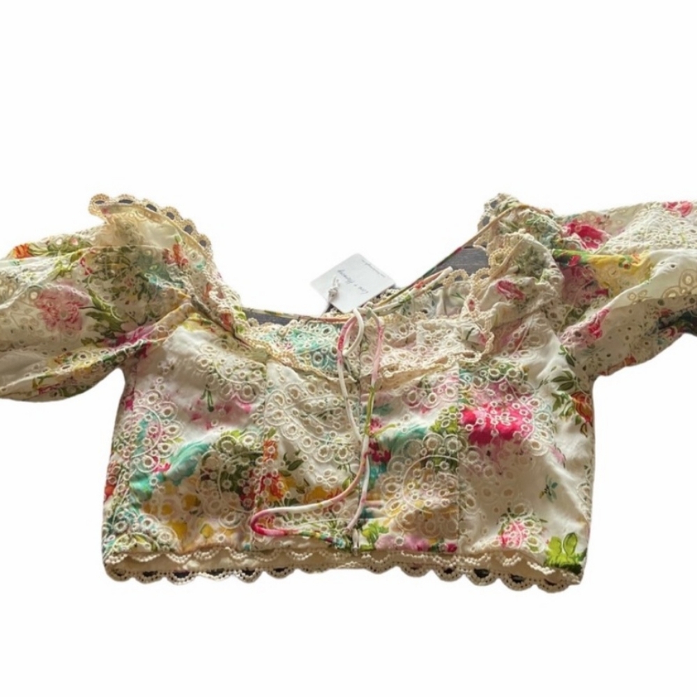 Love & Harmony Lace Floral Blouse